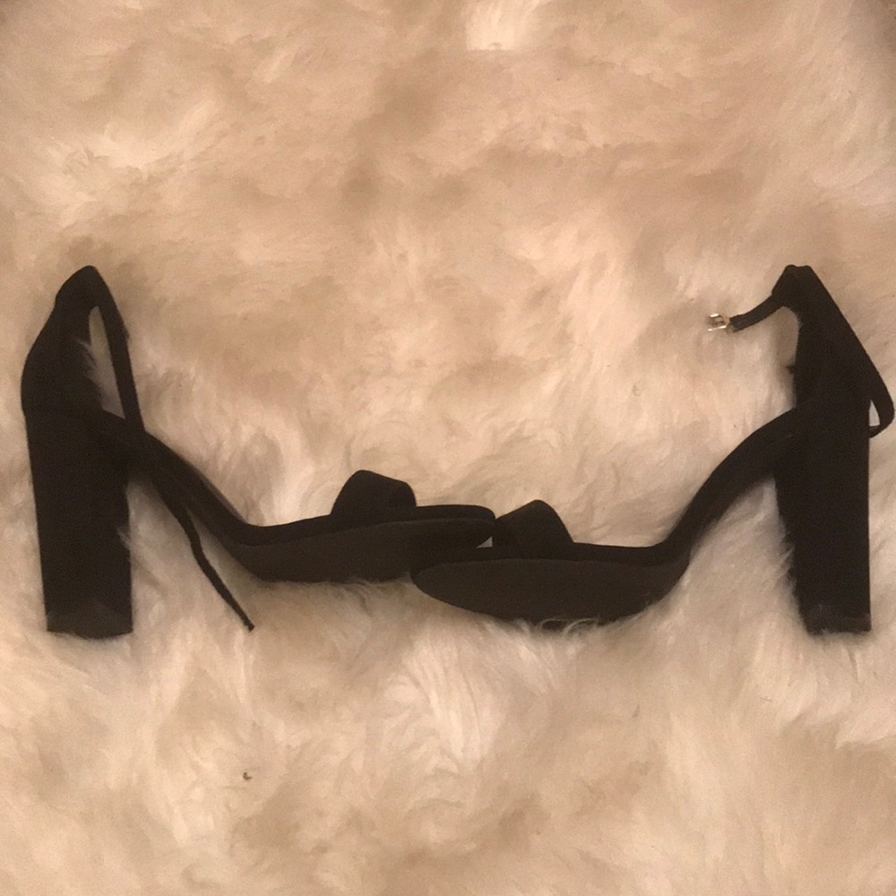 Black Suede heels